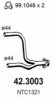 LANDROVER NTC4061 Exhaust Pipe